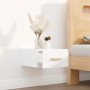 White wall bedside table 35x35x20 cm by vidaXL, Nightstands - Ref: Foro24-812834, Price: 35,49 €, Discount: %