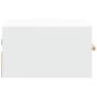 Mesita de noche de pared blanco 35x35x20 cm de vidaXL, Mesitas de noche - Ref: Foro24-812834, Precio: 35,49 €, Descuento: %