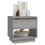 Mesitas noche 2 uds madera ingeniería gris Sonoma 45x34x44 cm de vidaXL, Mesitas de noche - Ref: Foro24-812984, Precio: 74,26...