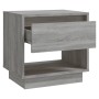 Mesitas noche 2 uds madera ingeniería gris Sonoma 45x34x44 cm de vidaXL, Mesitas de noche - Ref: Foro24-812984, Precio: 74,26...