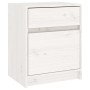 Mesitas de noche 2 uds madera maciza pino blanco 40x31x50 cm de vidaXL, Mesitas de noche - Ref: Foro24-808126, Precio: 86,99 ...