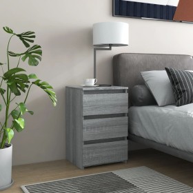 Bedside tables 2 pcs Sonoma gray plywood 40x35x62.5 cm by vidaXL, Nightstands - Ref: Foro24-815174, Price: 95,99 €, Discount: %