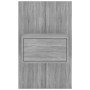 Mesita de noche de pared 2 unidades color gris Sonoma de vidaXL, Mesitas de noche - Ref: Foro24-816955, Precio: 81,83 €, Desc...