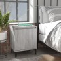 Bedside tables with Sonoma gray metal legs 40x30x50 cm by vidaXL, Nightstands - Ref: Foro24-813119, Price: 56,37 €, Discount: %