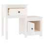 Nightstands 2 pcs white pine wood 79.5x38x65.5 cm by vidaXL, Nightstands - Ref: Foro24-814542, Price: 117,14 €, Discount: %