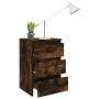 Smoked oak plywood bedside table 40x35x62.5cm by vidaXL, Nightstands - Ref: Foro24-815171, Price: 50,46 €, Discount: %