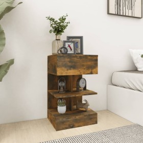 Nightstands 2 pcs smoked oak plywood 40x35x65 cm by vidaXL, Nightstands - Ref: Foro24-816042, Price: 83,61 €, Discount: %