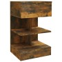 Nightstands 2 pcs smoked oak plywood 40x35x65 cm by vidaXL, Nightstands - Ref: Foro24-816042, Price: 83,61 €, Discount: %