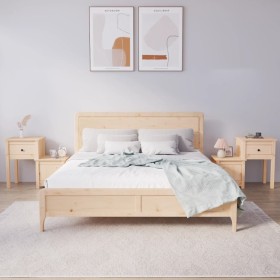 Bedside tables 2 pcs solid pine wood 79.5x38x65.5 cm by vidaXL, Nightstands - Ref: Foro24-814540, Price: 97,59 €, Discount: %