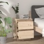 Mesitas de noche 2 uds madera maciza de pino 40x35x50 cm de vidaXL, Mesitas de noche - Ref: Foro24-813316, Precio: 92,47 €, D...