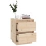 Bedside tables 2 pcs solid pine wood 40x35x50 cm by vidaXL, Nightstands - Ref: Foro24-813316, Price: 91,71 €, Discount: %