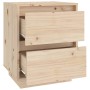 Bedside tables 2 pcs solid pine wood 40x35x50 cm by vidaXL, Nightstands - Ref: Foro24-813316, Price: 91,71 €, Discount: %