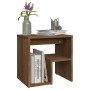 Bedside tables 2 pcs brown oak plywood 40x30x40 cm by vidaXL, Nightstands - Ref: Foro24-815182, Price: 45,16 €, Discount: %