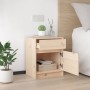 Solid pine wood bedside table 40x31x50 cm by vidaXL, Nightstands - Ref: Foro24-808123, Price: 47,37 €, Discount: %