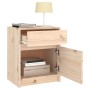 Solid pine wood bedside table 40x31x50 cm by vidaXL, Nightstands - Ref: Foro24-808123, Price: 47,37 €, Discount: %