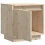 Mesitas de noche 2 uds madera maciza de pino 40x30x40 cm de vidaXL, Mesitas de noche - Ref: Foro24-813306, Precio: 67,99 €, D...