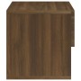 Mesita de noche de pared 2 uds marrón oble de vidaXL, Mesitas de noche - Ref: Foro24-816951, Precio: 62,50 €, Descuento: %