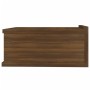 Mesita de noche flotante 2 uds madera roble marrón 40x30x15cm de vidaXL, Mesitas de noche - Ref: Foro24-815287, Precio: 56,51...