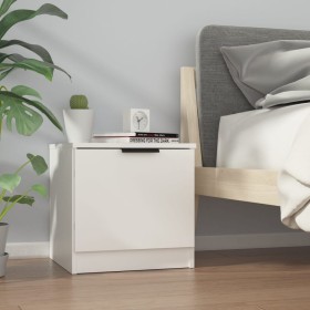 White bedside table 40x39x40 cm by vidaXL, Nightstands - Ref: Foro24-811196, Price: 33,99 €, Discount: %