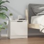 White bedside table 40x39x40 cm by vidaXL, Nightstands - Ref: Foro24-811196, Price: 33,44 €, Discount: %