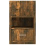 Wall-mounted bedside table, 2 units, smoked oak color by vidaXL, Nightstands - Ref: Foro24-816965, Price: 102,86 €, Discount: %