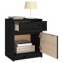 Nightstands 2 pcs solid black pine wood 40x31x50 cm by vidaXL, Nightstands - Ref: Foro24-808132, Price: 71,86 €, Discount: %