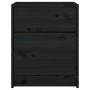 Nightstands 2 pcs solid black pine wood 40x31x50 cm by vidaXL, Nightstands - Ref: Foro24-808132, Price: 71,86 €, Discount: %