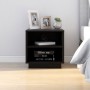 Bedside tables 2 pcs solid black pine wood 40x34x40 cm by vidaXL, Nightstands - Ref: Foro24-813334, Price: 45,11 €, Discount: %