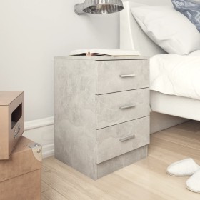 Bedside tables 2 units concrete gray chipboard 38x35x56cm by vidaXL, Nightstands - Ref: Foro24-800459, Price: 85,95 €, Discou...