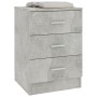 Bedside tables 2 units concrete gray chipboard 38x35x56cm by vidaXL, Nightstands - Ref: Foro24-800459, Price: 82,21 €, Discou...