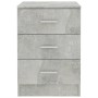 Bedside tables 2 units concrete gray chipboard 38x35x56cm by vidaXL, Nightstands - Ref: Foro24-800459, Price: 82,21 €, Discou...