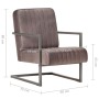 Sillón en voladizo cuero auténtico marrón envejecido de vidaXL, Sillones - Ref: Foro24-321857, Precio: 221,05 €, Descuento: %