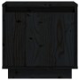 Mesitas de noche 2 uds madera maciza de pino negro 40x30x40 cm de vidaXL, Mesitas de noche - Ref: Foro24-813314, Precio: 57,9...