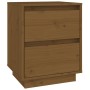 Nachttische 2 Stück honigbraunes Kiefernholz 40x35x50 cm von vidaXL, Nachttische - Ref: Foro24-813322, Preis: 82,56 €, Rabatt: %