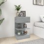 Sonoma gray plywood bedside table 40x35x65 cm by vidaXL, Nightstands - Ref: Foro24-816043, Price: 47,99 €, Discount: %