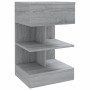 Mesita de noche madera contrachapada gris Sonoma 40x35x65 cm de vidaXL, Mesitas de noche - Ref: Foro24-816043, Precio: 47,99 ...