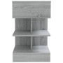 Mesita de noche madera contrachapada gris Sonoma 40x35x65 cm de vidaXL, Mesitas de noche - Ref: Foro24-816043, Precio: 47,99 ...