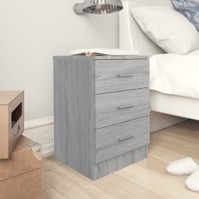 Bedside tables 2 pcs gray Sonoma wood 38x35x56 cm by vidaXL, Nightstands - Ref: Foro24-815324, Price: 115,70 €, Discount: %