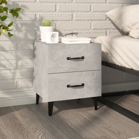 Gray concrete bedside table 40x35x47.5 cm by vidaXL, Nightstands - Ref: Foro24-811996, Price: 48,99 €, Discount: %