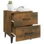 Bedside tables 2 units in smoked oak color 40x35x47.5 cm by vidaXL, Nightstands - Ref: Foro24-817292, Price: 68,99 €, Discoun...