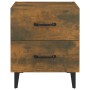 Bedside tables 2 units in smoked oak color 40x35x47.5 cm by vidaXL, Nightstands - Ref: Foro24-817292, Price: 68,99 €, Discoun...