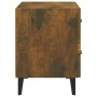 Bedside tables 2 units in smoked oak color 40x35x47.5 cm by vidaXL, Nightstands - Ref: Foro24-817292, Price: 68,99 €, Discoun...