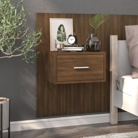 Oak brown wall bedside table by vidaXL, Nightstands - Ref: Foro24-816956, Price: 28,99 €, Discount: %