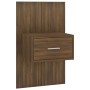 Oak brown wall bedside table by vidaXL, Nightstands - Ref: Foro24-816956, Price: 28,23 €, Discount: %