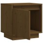 Bedside tables 2 units made of pine wood in honey brown color 40x30x40 cm by vidaXL, Nightstands - Ref: Foro24-813312, Price:...