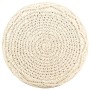 Handmade macramé pouf, cotton, 45x30 cm by vidaXL, Ottomans - Ref: Foro24-324001, Price: 73,41 €, Discount: %