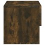 Wall bedside table 2 units smoked oak color by vidaXL, Nightstands - Ref: Foro24-816947, Price: 76,24 €, Discount: %