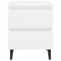 Bedside tables 2 pcs white plywood 40x35x50 cm by vidaXL, Nightstands - Ref: Foro24-805870, Price: 108,37 €, Discount: %