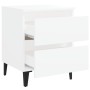 Bedside tables 2 pcs white plywood 40x35x50 cm by vidaXL, Nightstands - Ref: Foro24-805870, Price: 108,37 €, Discount: %