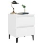 Bedside tables 2 pcs white plywood 40x35x50 cm by vidaXL, Nightstands - Ref: Foro24-805870, Price: 108,37 €, Discount: %